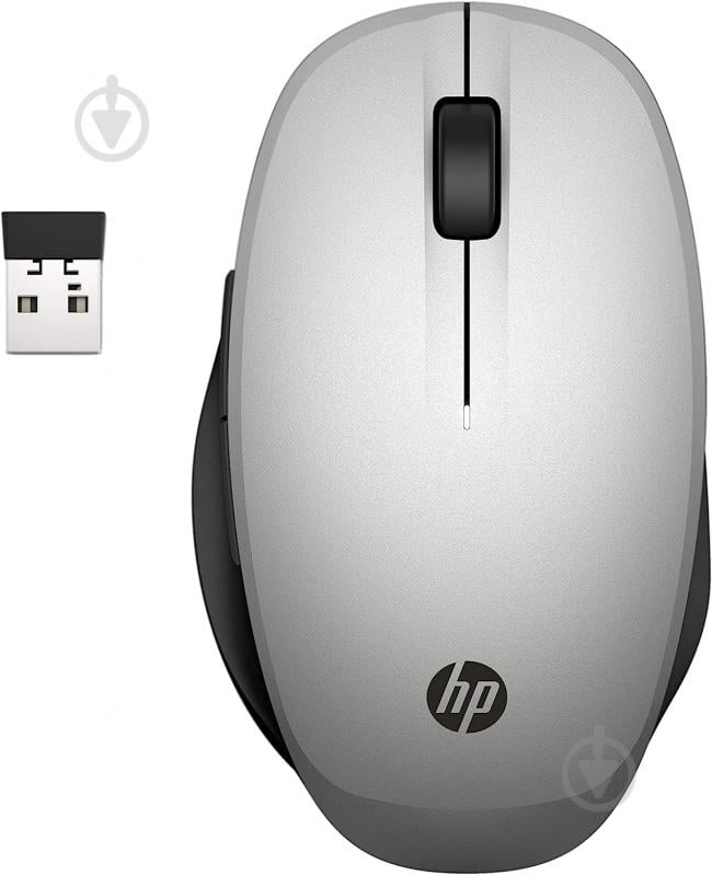 Мышь HP Dual Mode BT/WL silver (6CR72AA) - фото 5