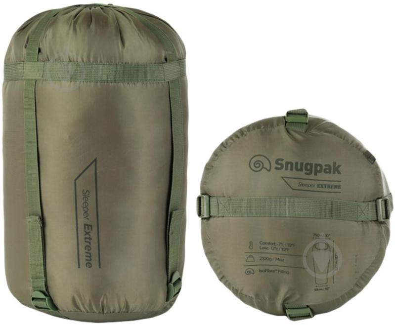 Спальный мешок Snugpak Sleeper Extreme (comf. -7 °C/ extr. -12 °C) olive - фото 2 Спальный мешок Snugpak Sleeper Extreme (comf. -7 °C/ extr. -12 °C) olive - фото 2