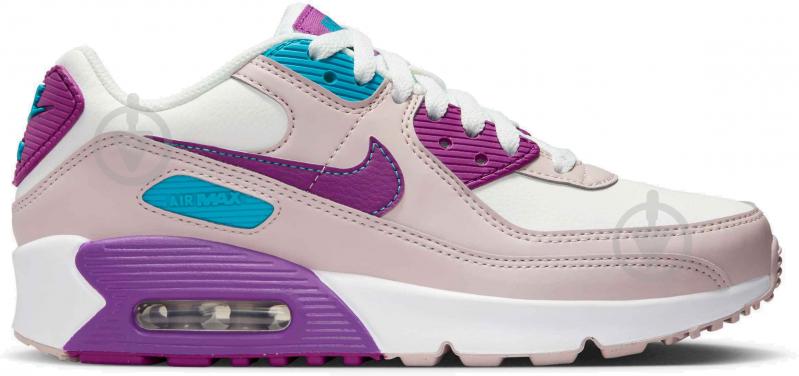 Кросівки для дівчаток демісезонні Nike AIR MAX 90 LTR CD6864-126 р.35,5 білі - фото 1