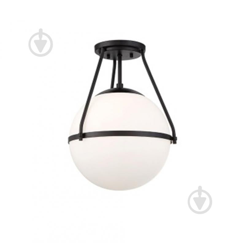 Люстра потолочная Focus Light 1x60 Вт E27 черно-белый 3279/1 - фото 1