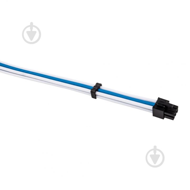 Удлинитель 1stPlayer Sky Blue MOD Cable 0,35 м белый с синим (SKY-001) - фото 7