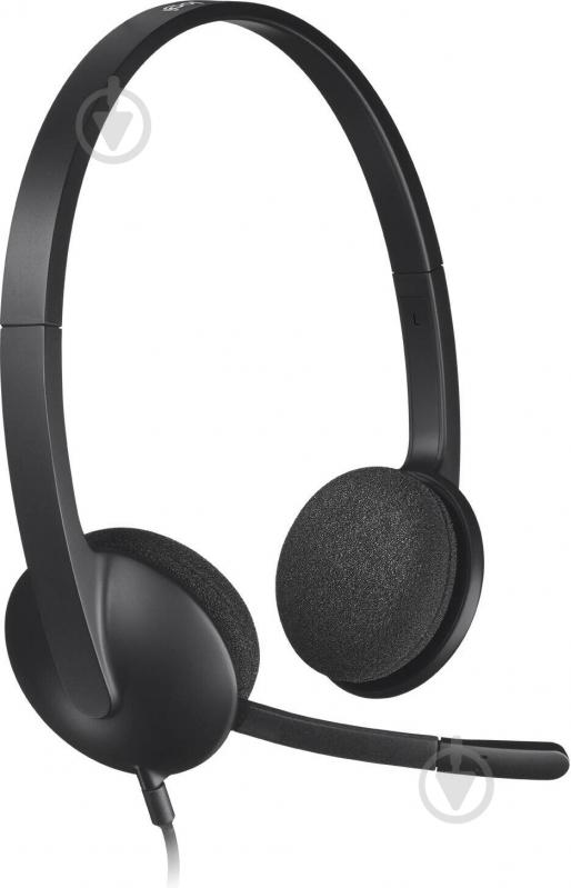 Навушники Logitech H340 - EMEA black Corded USB Headset - фото 1