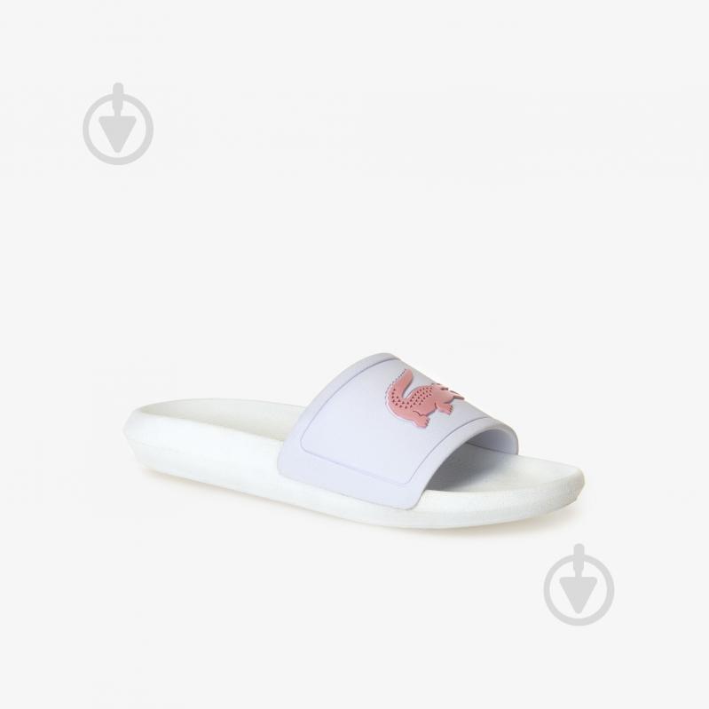 Шльопанці Lacoste CROCO_SLIDE_119_3_CFA 737CFA00051Y9 р.39,5 білий - фото 1 Шльопанці Lacoste CROCO_SLIDE_119_3_CFA 737CFA00051Y9 р.39,5 білий - фото 1