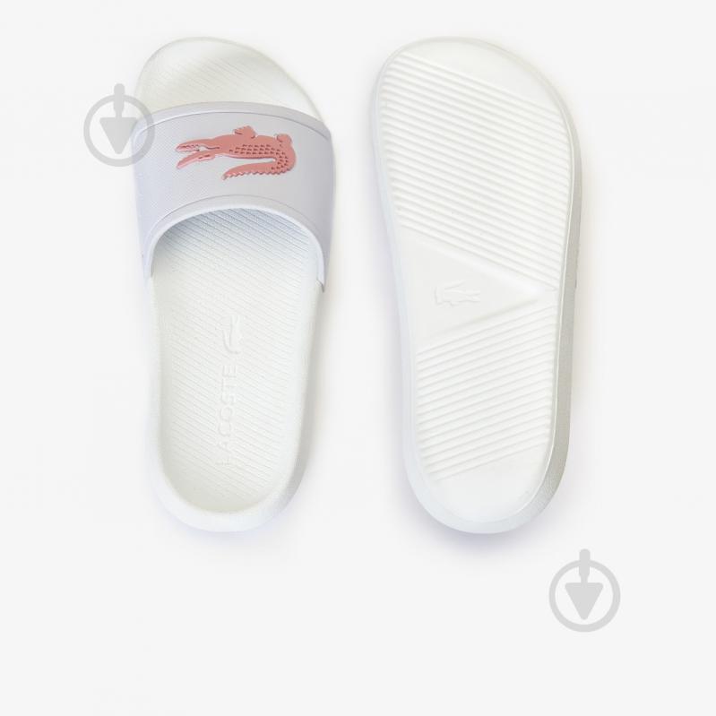 Шльопанці Lacoste CROCO_SLIDE_119_3_CFA 737CFA00051Y9 р.40,5 білий - фото 4