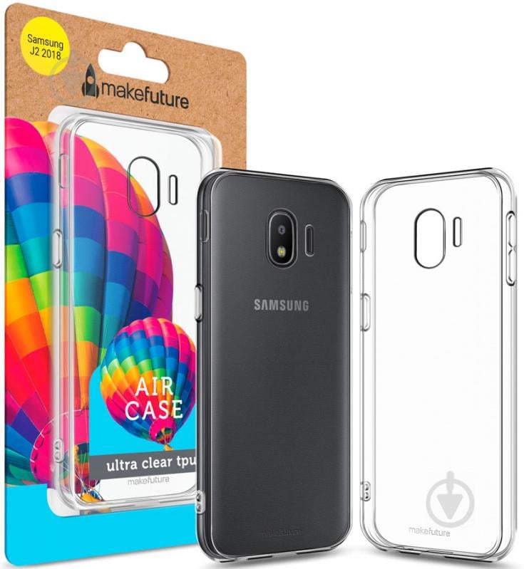 Чехол-накладка MakeFuture Air Case для Samsung J2 2018 (J250) clear (MCA-SJ250) - фото 2