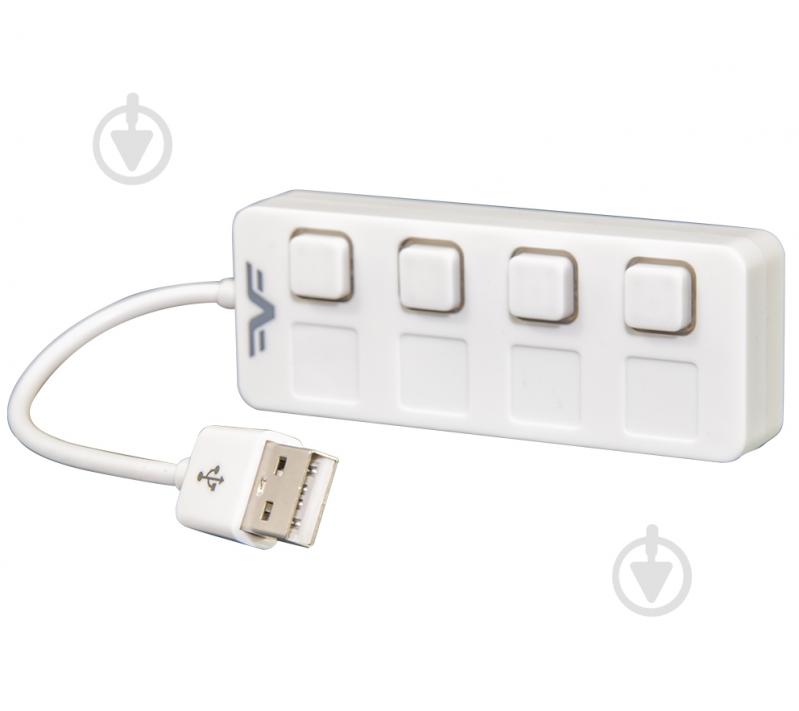 USB-хаб Frime 4хUSB2.0 white (FH-20011) - фото 2 USB-хаб Frime 4хUSB2.0 white (FH-20011) - фото 2
