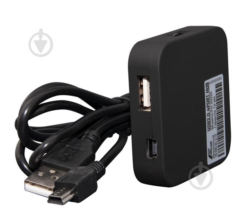 USB-хаб Frime 4хUSB2.0 black (FH-20020) - фото 4 USB-хаб Frime 4хUSB2.0 black (FH-20020) - фото 4