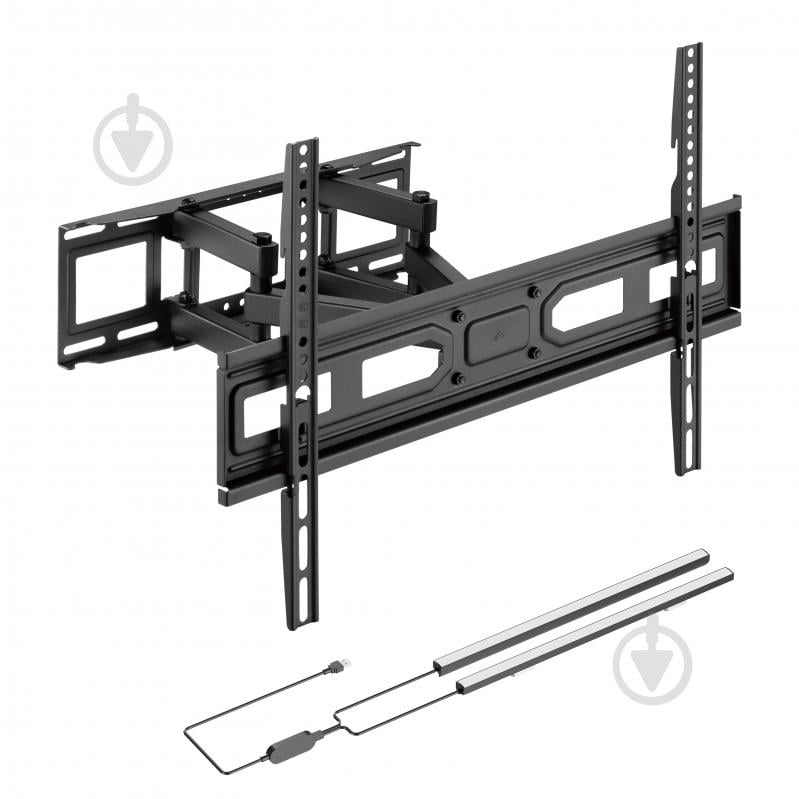 Крепление для телевизора Kivi с подсветкой ALUMIGLOW TV MOUNT поворотно-наклонные 37"-80" черный - фото 17