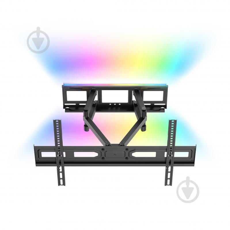 Крепление для телевизора Kivi с подсветкой ALUMIGLOW TV MOUNT поворотно-наклонные 37"-80" черный - фото 13