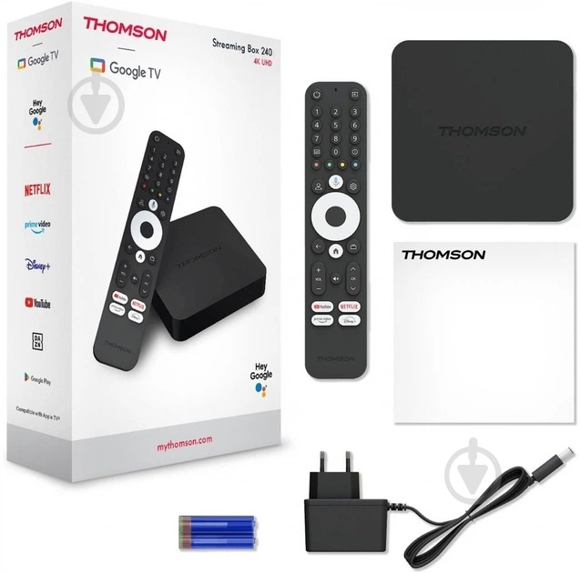 Медиаплеер Thomson Streaming Box 4K 2/32 GB 240G - фото 3