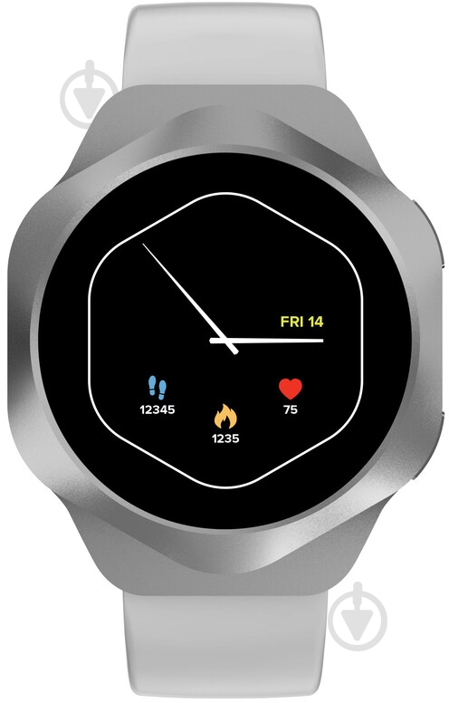 Смарт-часы Canyon Hexagon SW-88 BT-CALL silver (CNS-SW88SS) - фото 2