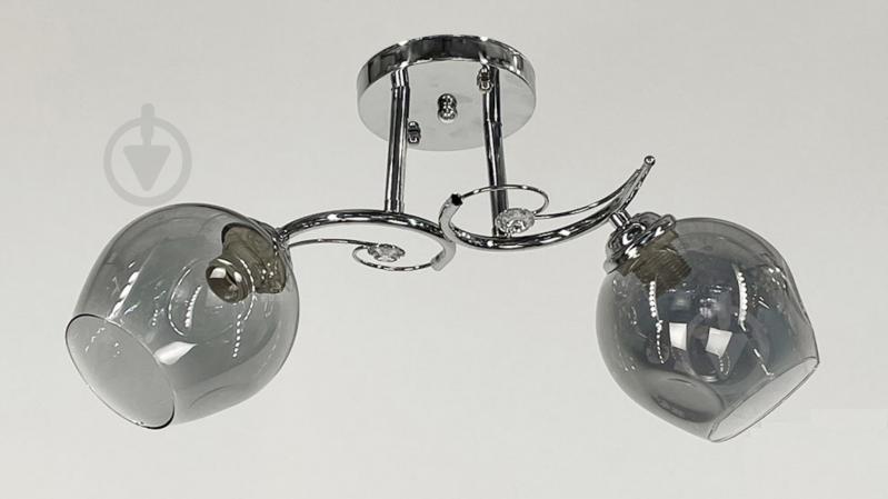Люстра потолочная Focus Light 2x60 Вт Е27 хром 3258/2 - фото 1