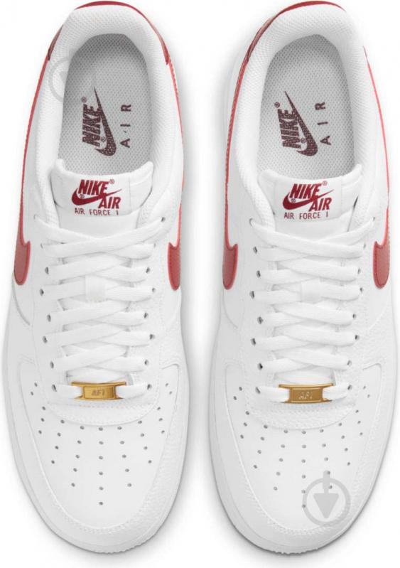 Кроссовки мужские демисезонные Nike AIR FORCE 1 CZ0326-100 р.44 белые - фото 7