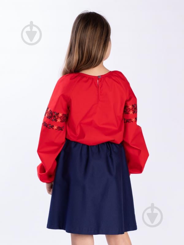Вишиванка для дівчаток Едельвіка р.152 червоний 289-22/00 - фото 2