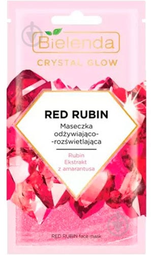 Маска для обличчя Bielenda Crystal Glow Red Rubin - фото 1