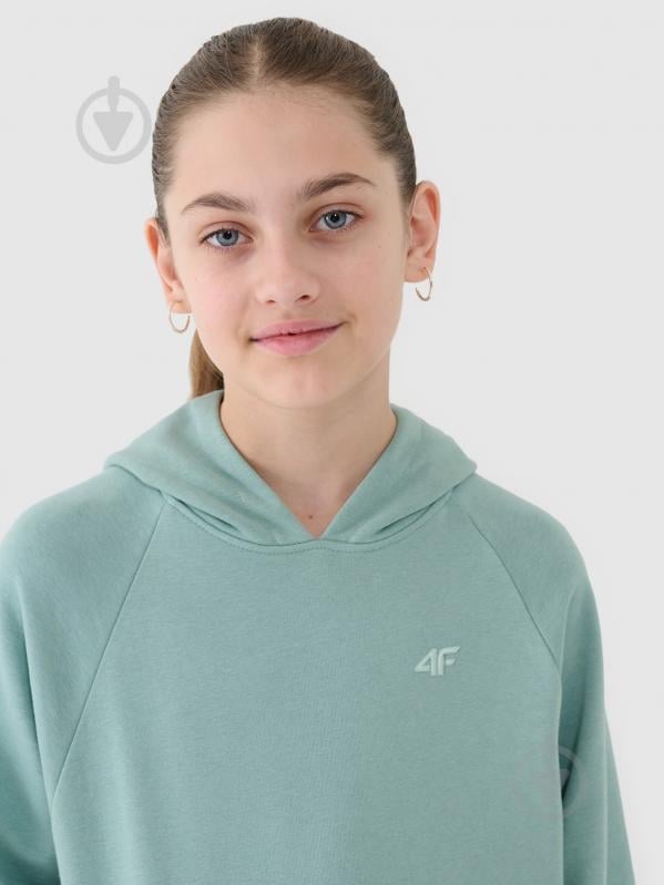 Джемпер 4F SWEATSHIRT F1478 4FJWSS25TSWSF1478-47S р.158 мятный - фото 4 Джемпер 4F SWEATSHIRT F1478 4FJWSS25TSWSF1478-47S р.158 мятный - фото 4