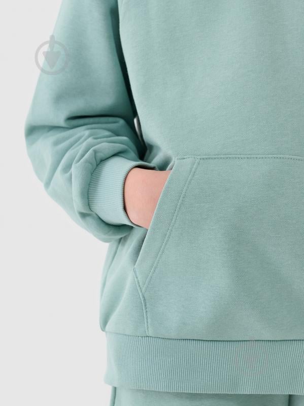 Джемпер 4F SWEATSHIRT F1478 4FJWSS25TSWSF1478-47S р.158 мятный - фото 5 Джемпер 4F SWEATSHIRT F1478 4FJWSS25TSWSF1478-47S р.158 мятный - фото 5