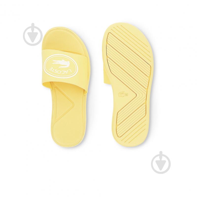 Шлепанцы Lacoste L.30_SLIDE_119_2_CFA 737CFA0020241 р.38 желтый - фото 4