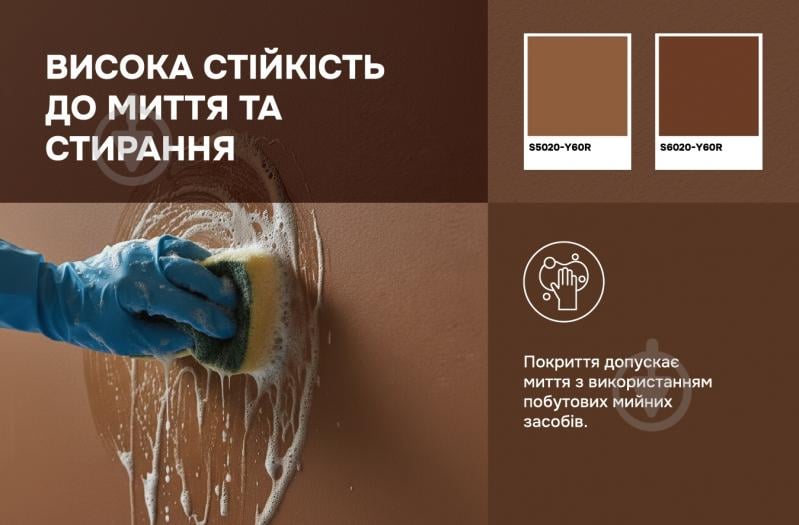 Фарба інтер'єрна латексна Ceresit IN 52 Super мат JAVA 1 5 л - фото 6