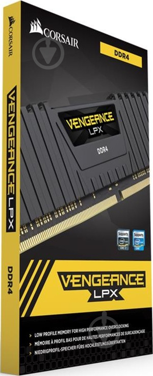 Оперативная память Corsair DDR4 SDRAM 32 GB (2x16GB) 3200 MHz (CMK32GX4M2D3200C16) Vengeance LPX Black - фото 3