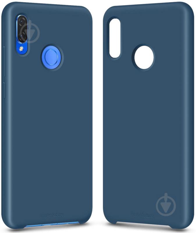 Чохол-накладка MakeFuture Silicone Case blue (MCS-HUPSPBL) для Huawei P Smart Plus - фото 1