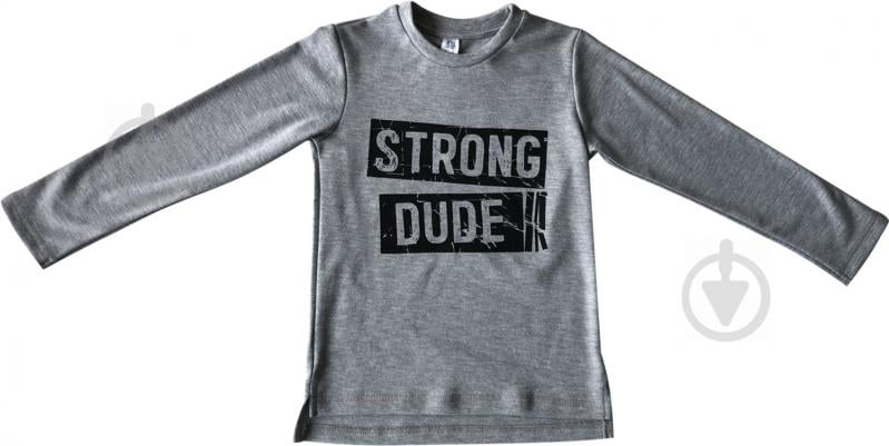 Джемпер для хлопчика Roksana Strong dude р.116 сірий 1068/22005 - фото 1