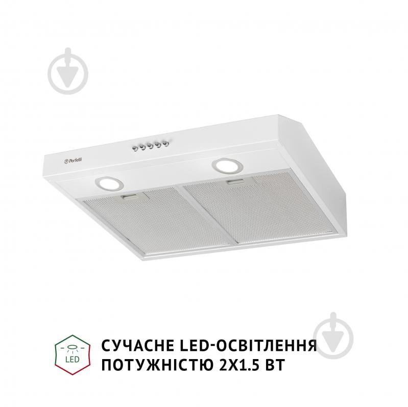 Вытяжка Perfelli PL 5002 W LED плоская - фото 3