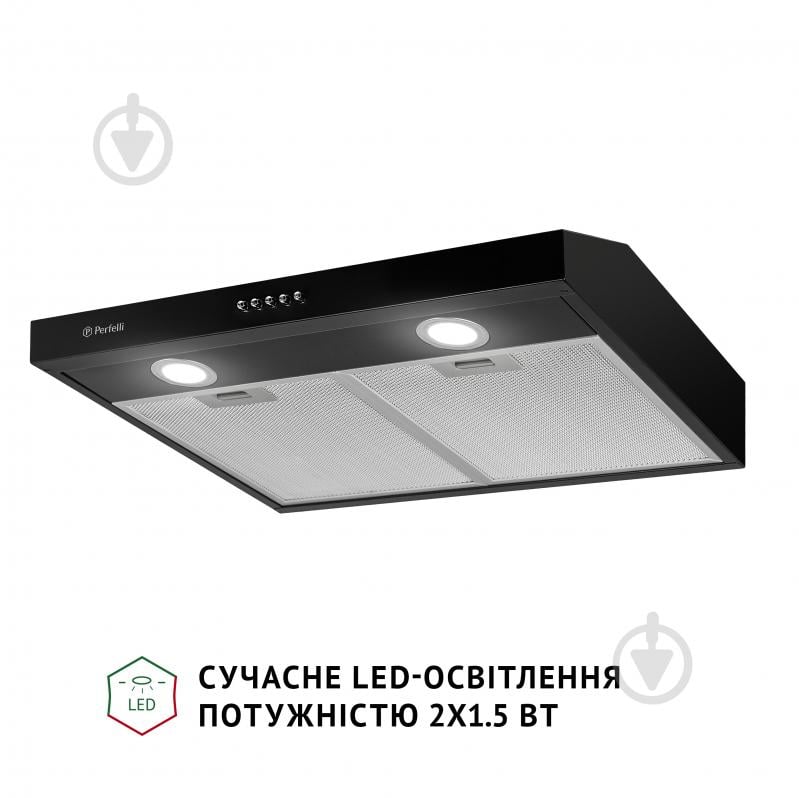 Вытяжка Perfelli PL 6002 BL LED плоская - фото 3