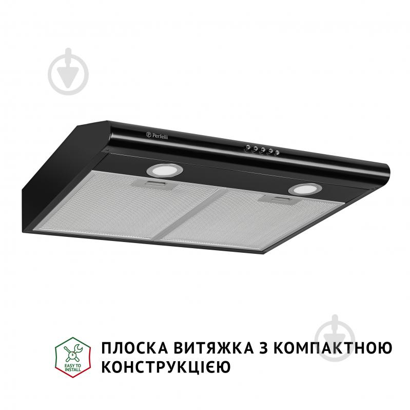 Витяжка Perfelli PL 6022 BL LED плоска - фото 2