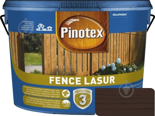 Деревозащитное средство Pinotex fence lazur полисандр мат 2,5 л - фото 1