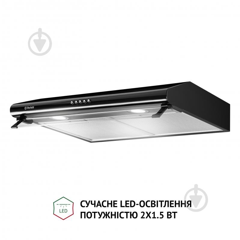 Вытяжка Perfelli PL 6042 BL LED плоская - фото 3