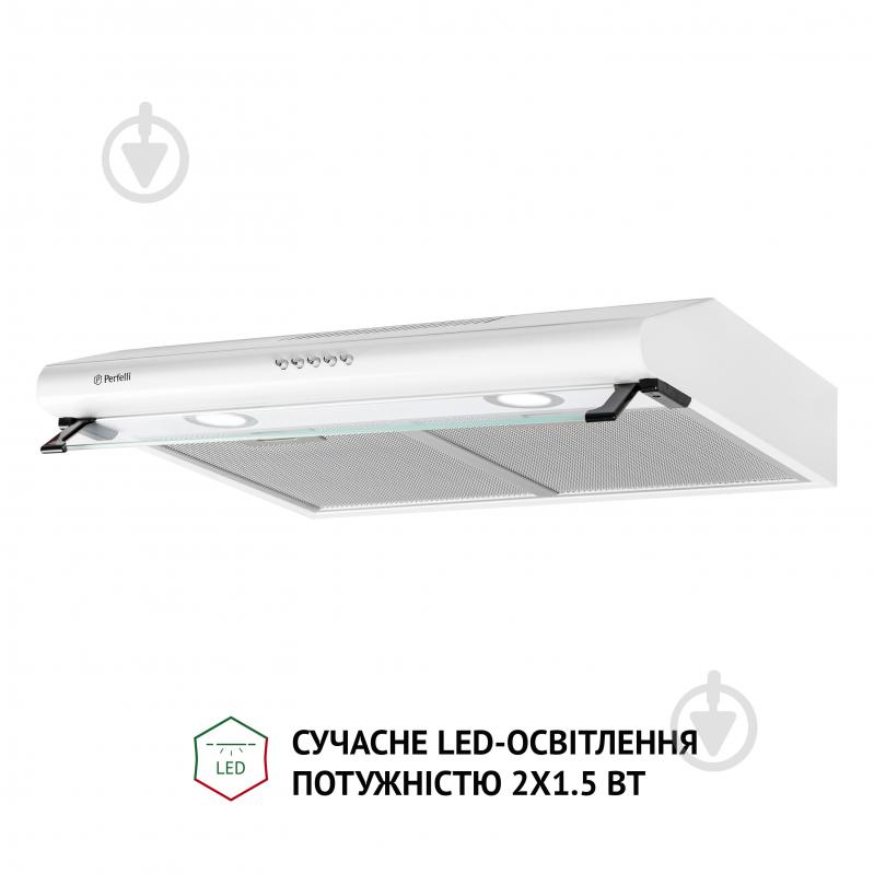 Вытяжка Perfelli PL 6042 W LED плоская - фото 3