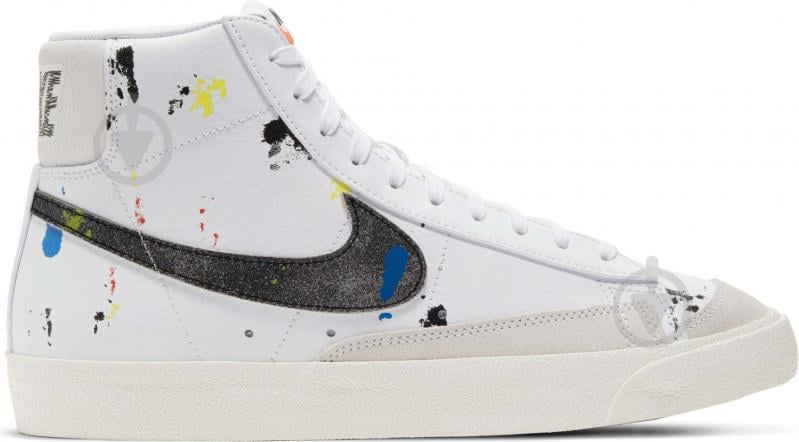 Кроссовки мужские демисезонные Nike Blazer Mid '77 DC7331-100 р.44 белые - фото 1