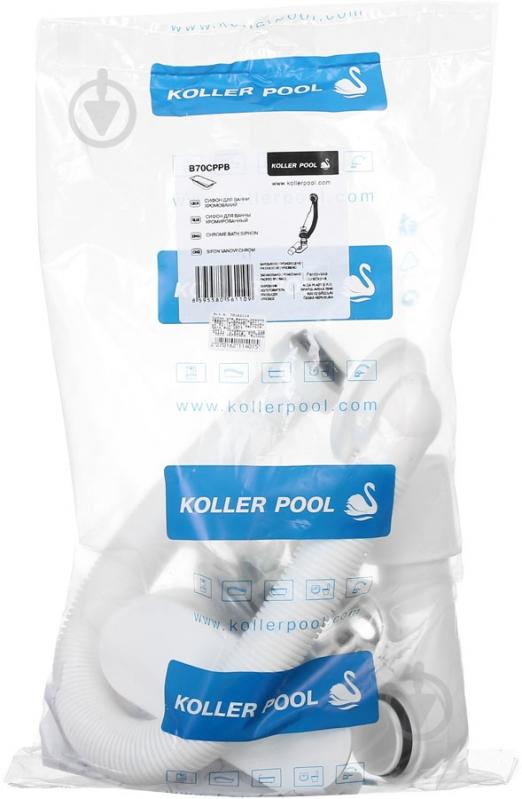 Сифон для ванни Koller Pool хромований, A501 (KP) - фото 5