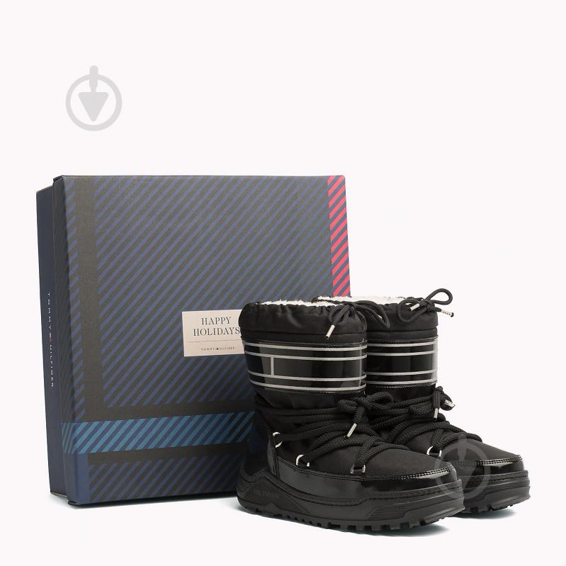 Сапоги Tommy Hilfiger W1285ANDA 7C2 FW0FW02073-990 р.40 черный - фото 5