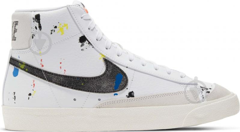 Кроссовки мужские демисезонные Nike Blazer Mid '77 DC7331-100 р.42,5 белые - фото 1