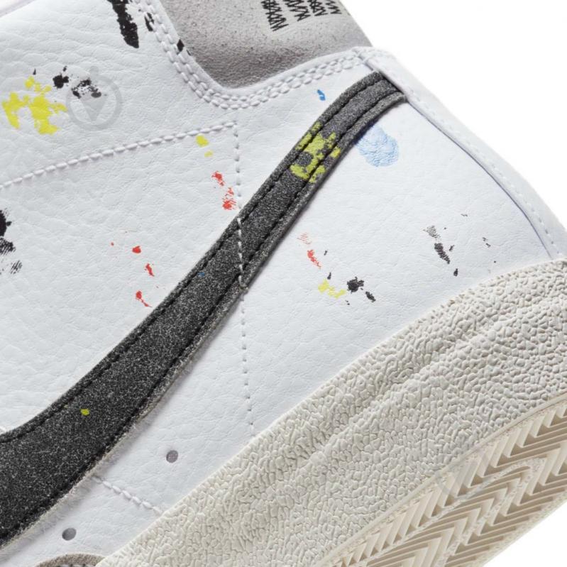 Кроссовки мужские демисезонные Nike Blazer Mid '77 DC7331-100 р.42,5 белые - фото 10