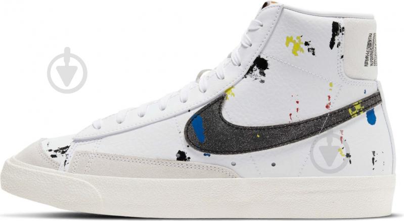 Кроссовки мужские демисезонные Nike Blazer Mid '77 DC7331-100 р.42,5 белые - фото 3