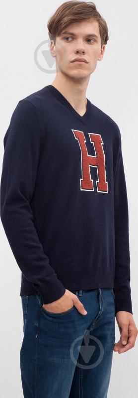 Джемпер Tommy Hilfiger MATTHEW V-NK CF MW0MW03167-31 р. XL синий - фото 2