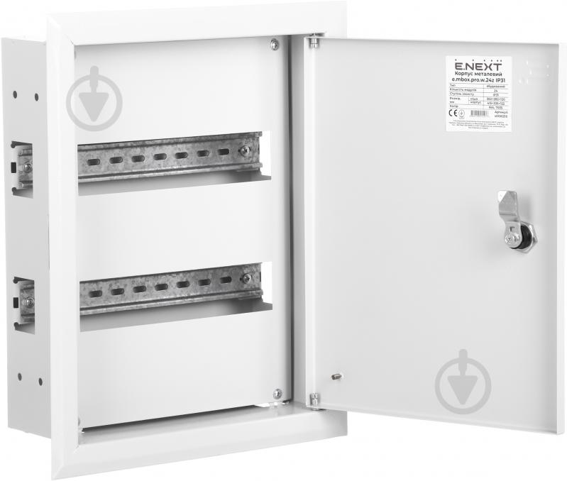 Корпус E.NEXT на 24 модулей внутренний e.mbox.pro.w.24z s0100210 - фото 3