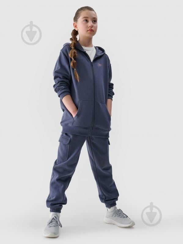 Джемпер 4F SWEATSHIRT F1482 4FJWSS25TSWSF1482-22S р.164 синій - фото 3 Джемпер 4F SWEATSHIRT F1482 4FJWSS25TSWSF1482-22S р.164 синій - фото 3