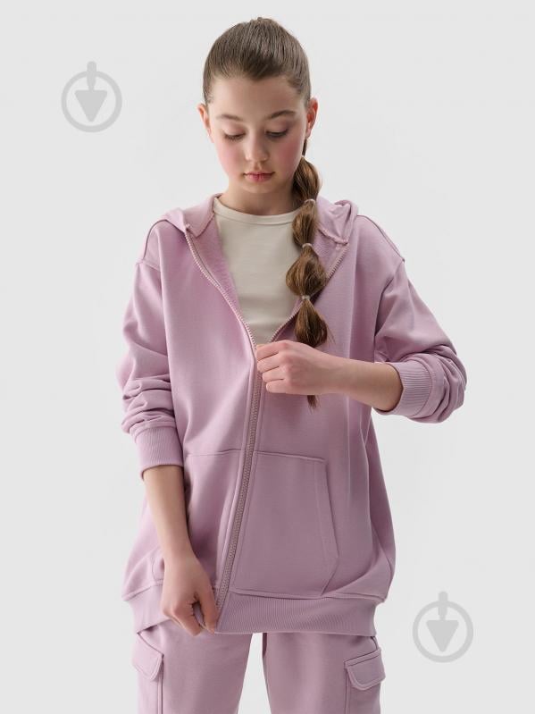 Джемпер 4F SWEATSHIRT F1482 4FJWSS25TSWSF1482-52S р.164 рожевий - фото 1 Джемпер 4F SWEATSHIRT F1482 4FJWSS25TSWSF1482-52S р.164 рожевий - фото 1