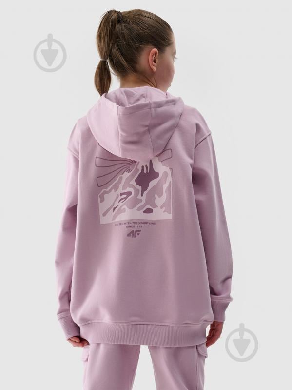 Джемпер 4F SWEATSHIRT F1482 4FJWSS25TSWSF1482-52S р.164 рожевий - фото 2 Джемпер 4F SWEATSHIRT F1482 4FJWSS25TSWSF1482-52S р.164 рожевий - фото 2