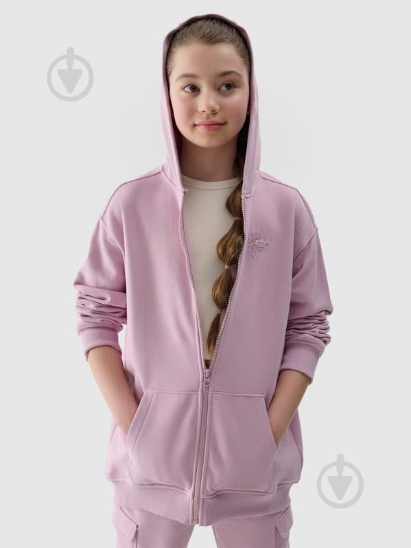 Джемпер 4F SWEATSHIRT F1482 4FJWSS25TSWSF1482-52S р.164 рожевий - фото 4 Джемпер 4F SWEATSHIRT F1482 4FJWSS25TSWSF1482-52S р.164 рожевий - фото 4