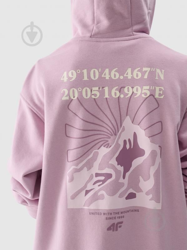 Джемпер 4F SWEATSHIRT F1482 4FJWSS25TSWSF1482-52S р.164 рожевий - фото 5 Джемпер 4F SWEATSHIRT F1482 4FJWSS25TSWSF1482-52S р.164 рожевий - фото 5