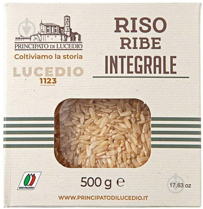 Рис Principato di Lucedio нешлифованный 500 г - фото 1