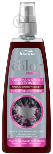 Спрей тонировочный Joanna Ultra Color System розовый 150 мл - фото 2