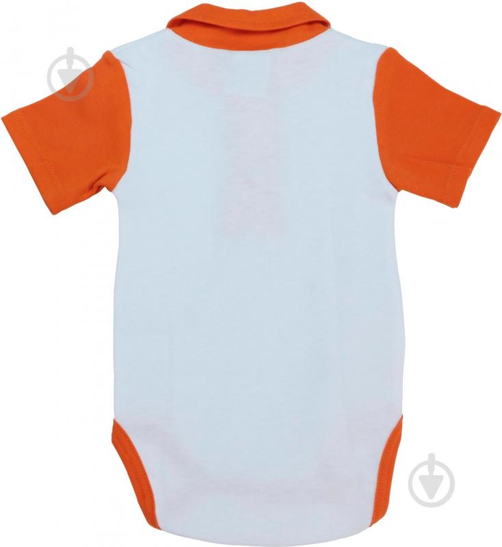 Боди Шахтар р.74 бело-оранжевый 2287 - фото 2 Боди Шахтар р.74 бело-оранжевый 2287 - фото 2