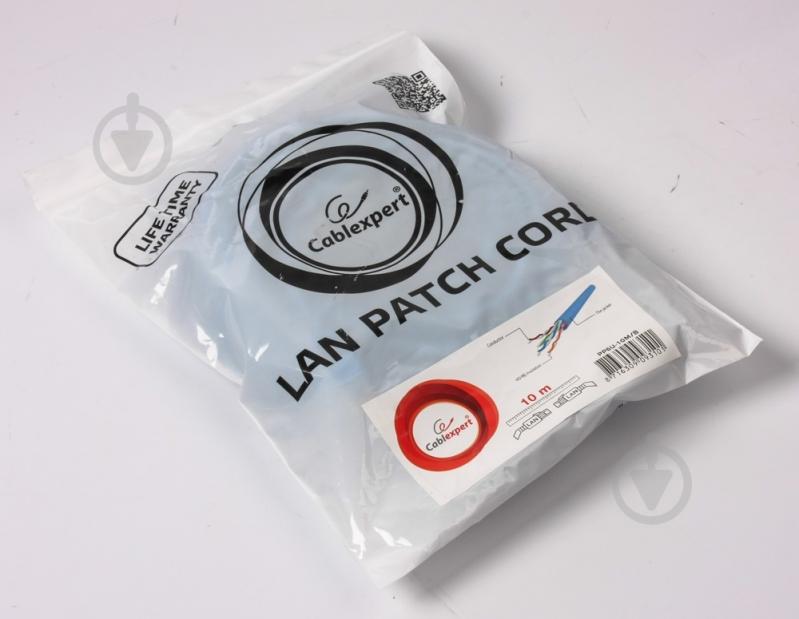Патч-корд Cablexpert 10 м синий (PP6U-10M/B) UTP категория 6 литой - фото 3