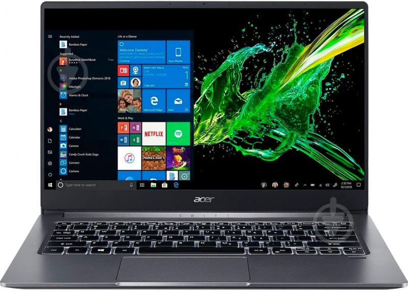 Ноутбук Acer Swift 3 SF314-57-59WU 14" (NX.HJGEU.002) grey - фото 1